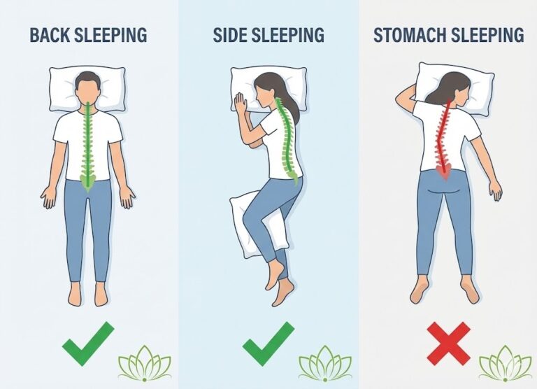The impact of sleeping positions