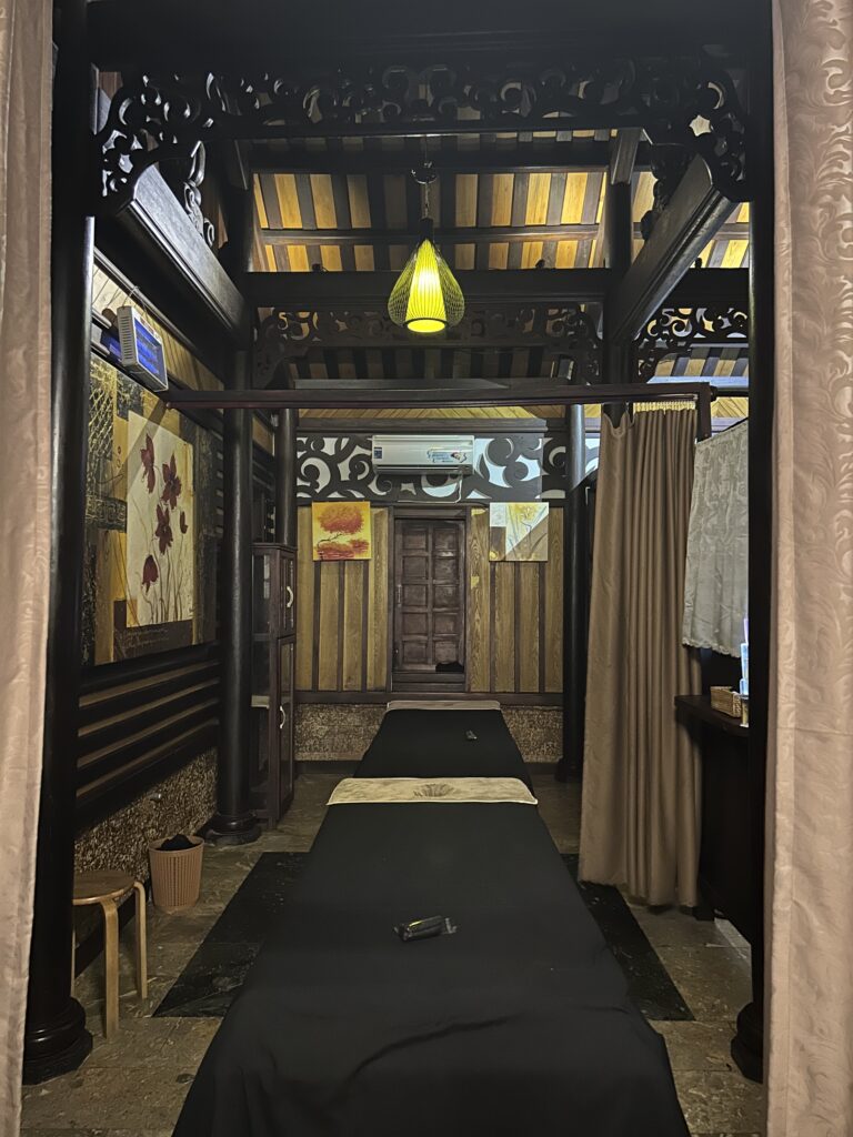 Art Spa Branch 1 massage room in the heart of Hoi An Old Town near the Night Market