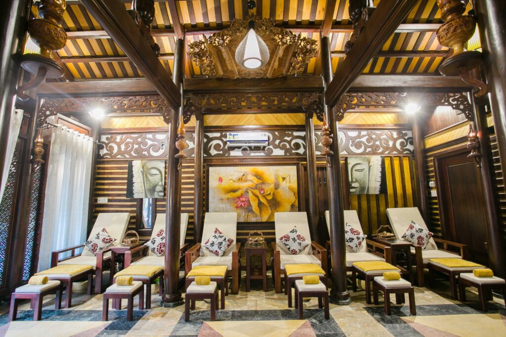 Traditional spa interior at Art Spa Hoi An near Old Town and Night Market