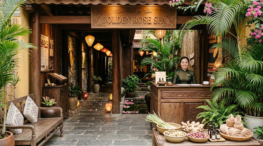 Overview of Golden Rose Spa Hoi An