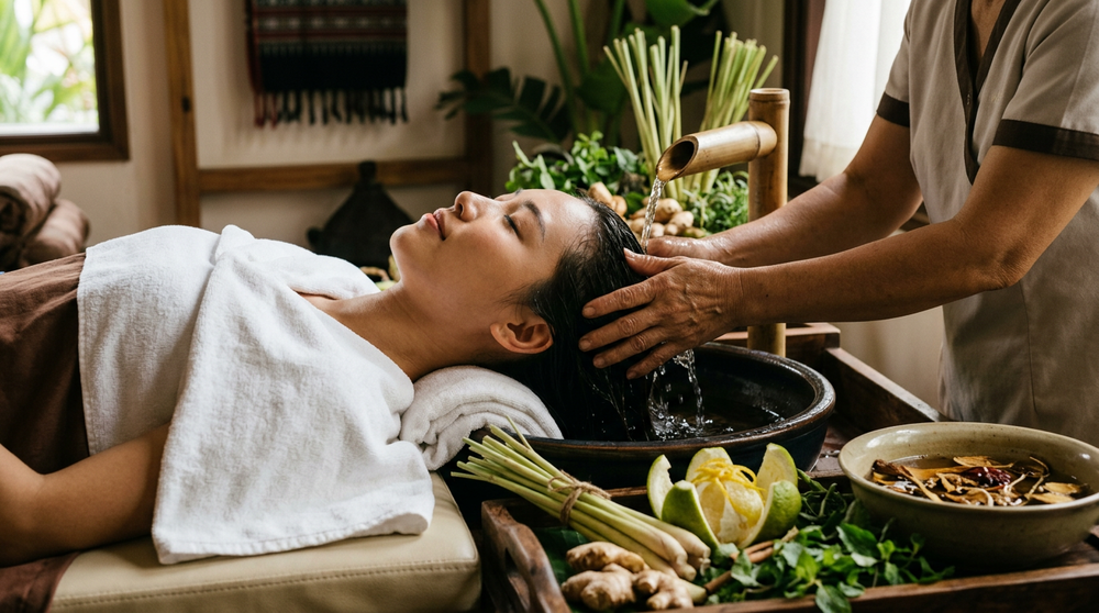 The Signature Experience: Traditional Vietnamese Hairwash & Head Spa