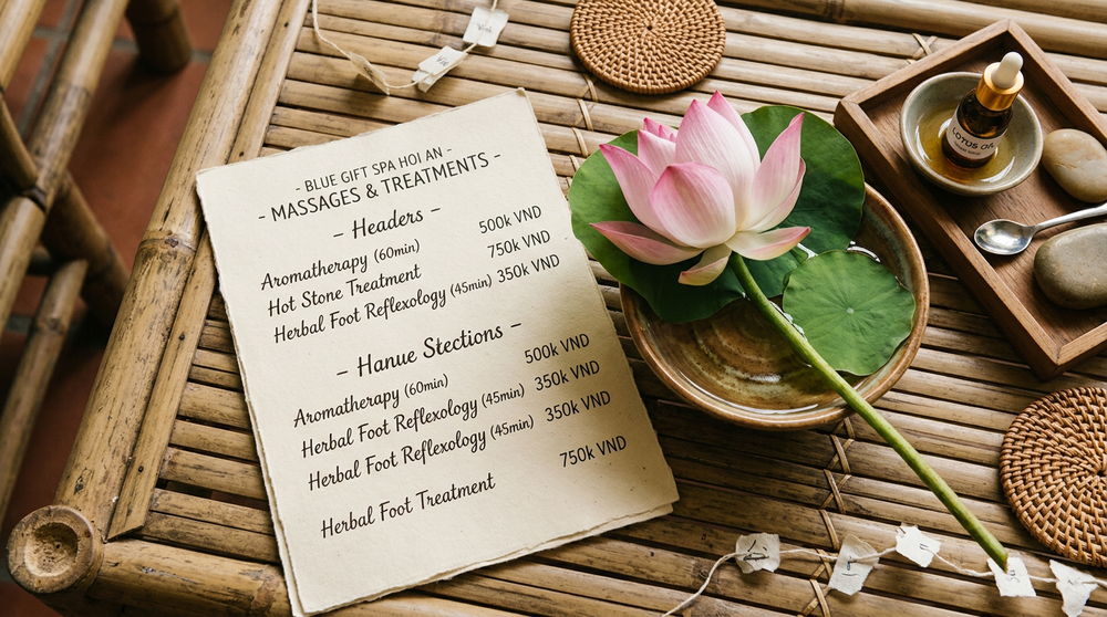 Blue Gift Spa Hoi An Price List: Is It Worth It?