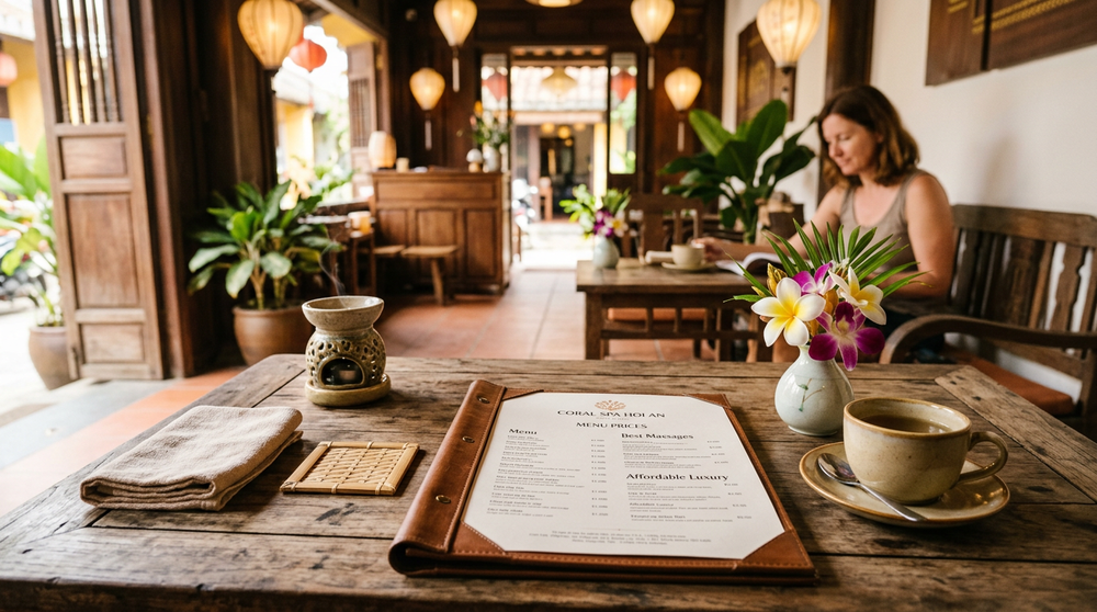 Coral Spa Hoi An Menu Prices: Affordable Luxury