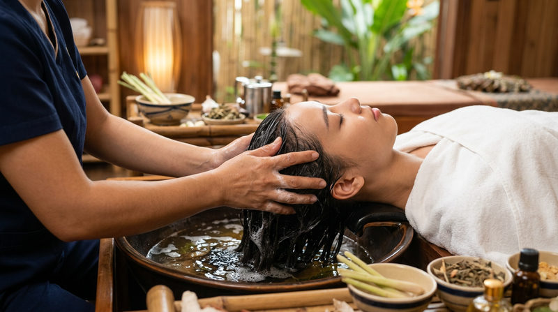 What to Expect During Your Relaxing Hair Wash & Head Massage