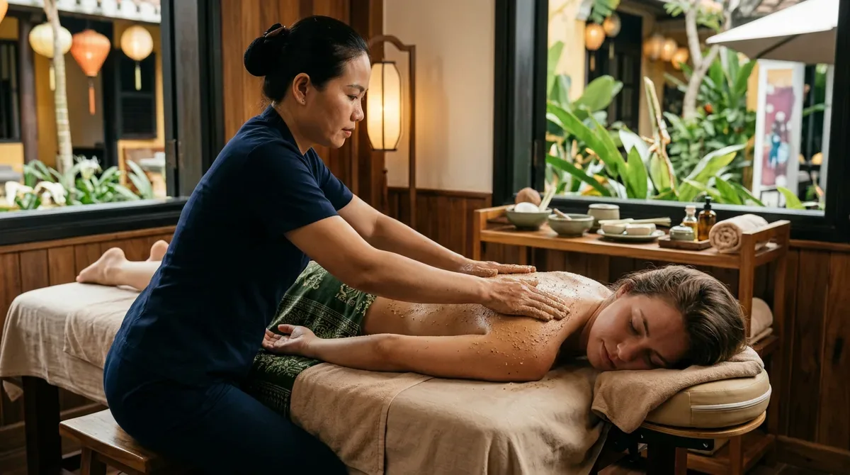 Body scrub treatment in Hoi An at Art Spa near Hoi An Ancient Town