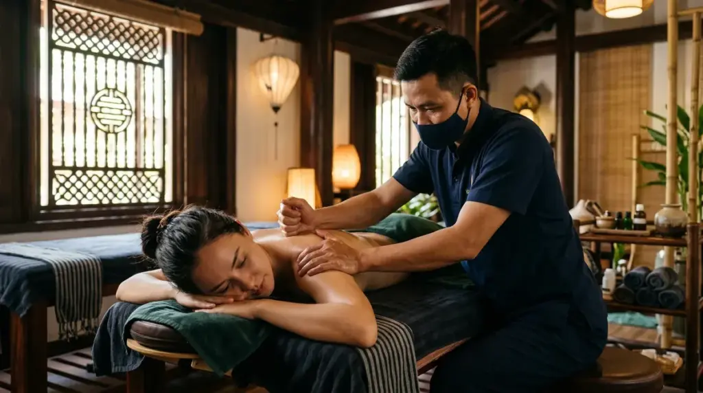 Vietnamese traditional massage in Hoi An at Art Spa
