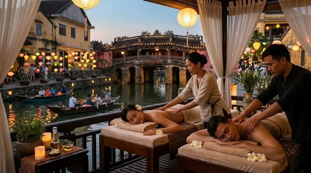 Best Couple Massage Japanese Bridge Hoi An in 2026 1 The Romance of a Couple Massage Japanese Bridge Hoi An