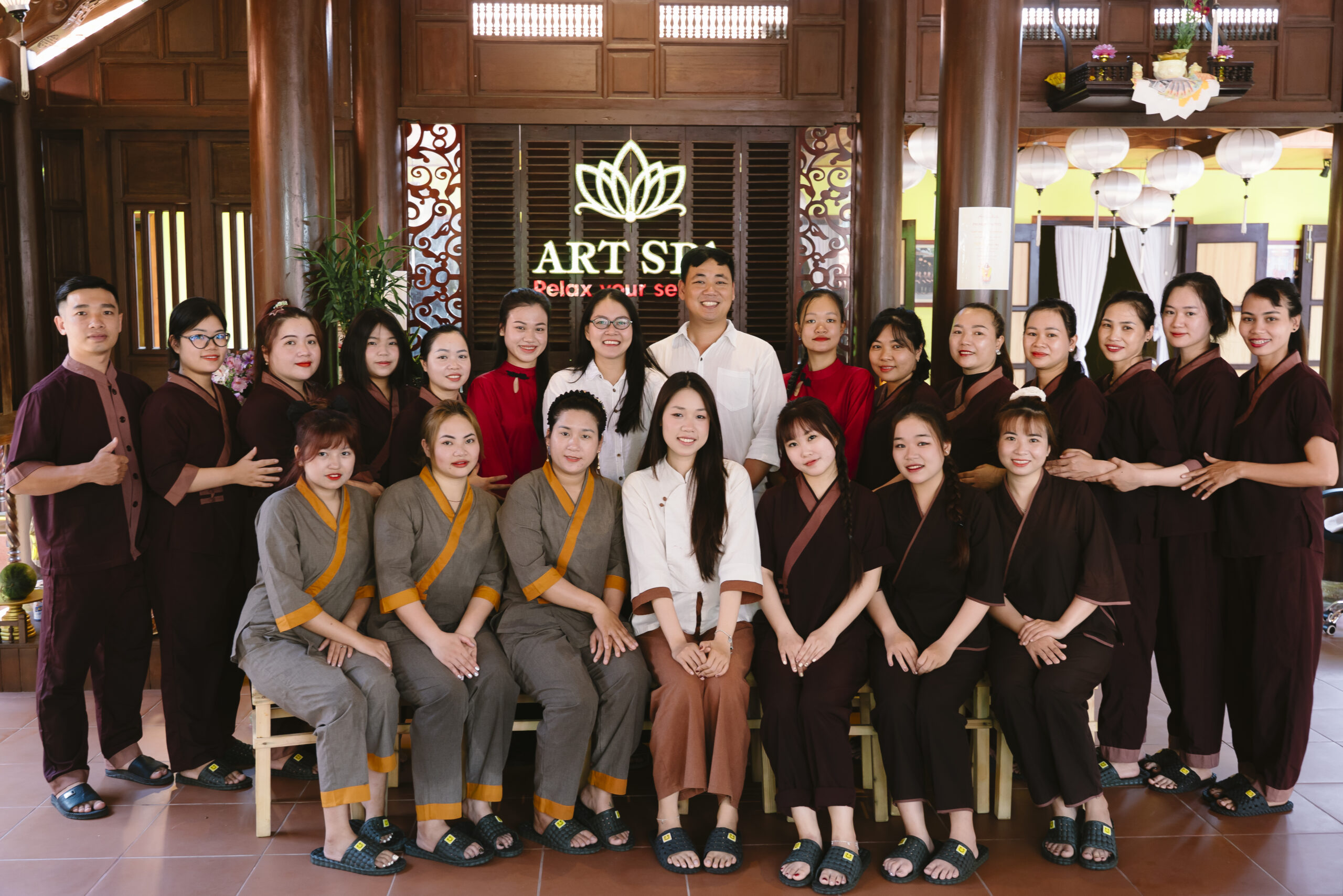 Art Spa Hoi An team closure notice on May 7