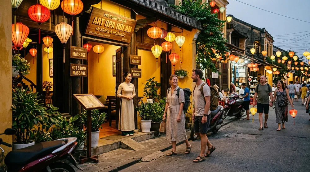 Top Hot Stone Massage Hoi An Near Old Town & Bridge 3 Art Spa: Top Hot Stone Massage Hoi An Near Old Town