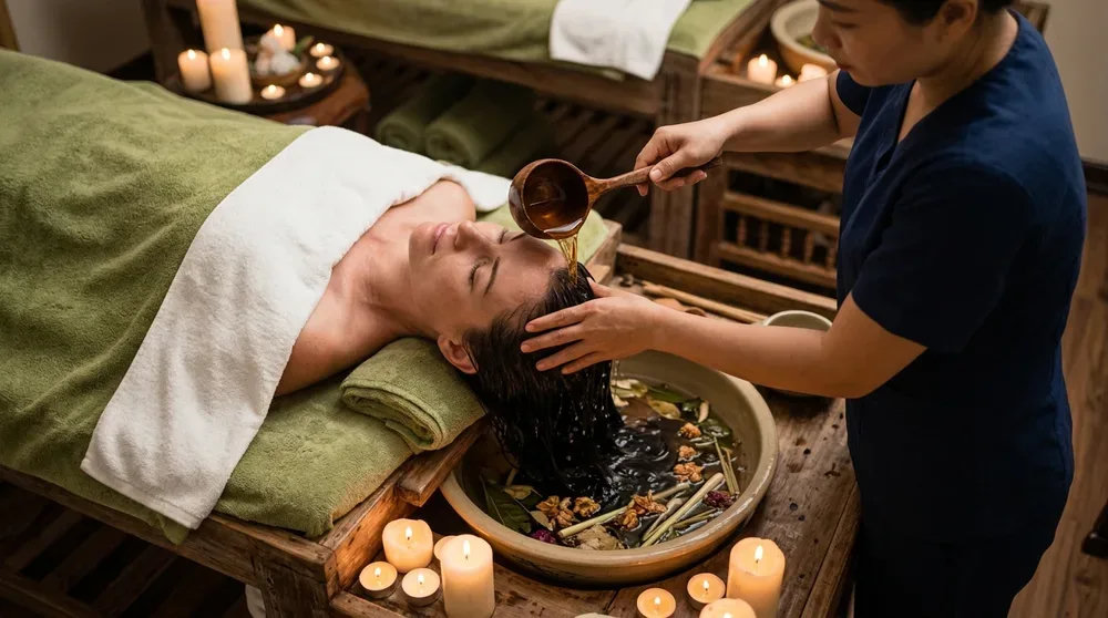 Best Herbal Hair Wash in Hoi An: Top Scalp Spa Guide 3 The Step-by-Step Herbal Hair Wash Experience