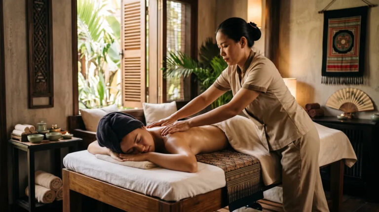Best hotel spa in Hoi An with luxury massage and wellness treatments